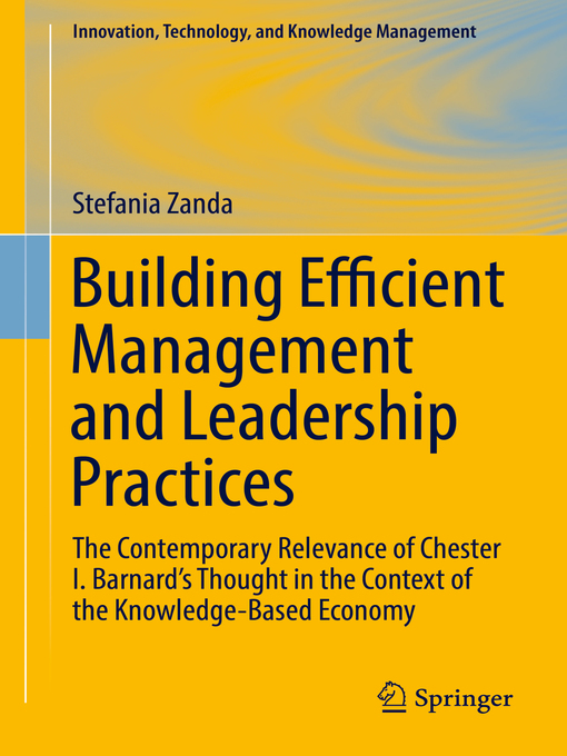 Title details for Building Efficient Management and Leadership Practices by Stefania Zanda - Available